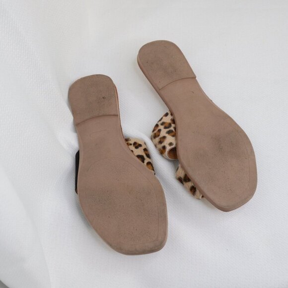 Seychelles Ray of Sunshine Sandals Slides Calf Hair Sz 7 - Picture 9 of 9